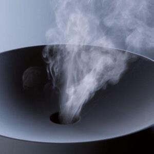 SF - Ultrazvukový Aroma Difuzér Jasmine černý 100ml + Esenciální olej, s pogumovaným povrchem a intervalovým režimem