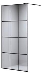 BPS-koupelny Sprchová zástěna Walk-in HYD-WI04 70 černá/transparent - bez vaničky