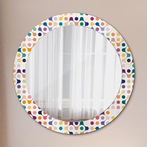 Kulaté dekorační zrcadlo Bezešvé vícebarevné