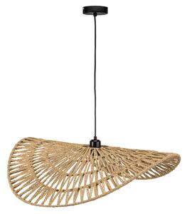 Toolight Toolight, závěsné stropní svítidlo 80cm, 1xE27, APP1740-1C, černá-hnědá, OSW-06063