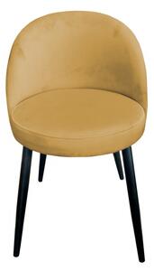 Moderní čalouněná židle Glamon černé nohy Bluvel 06