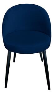 Moderní čalouněná židle Glamon černé nohy Bluvel 06