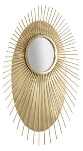 Zlaté nástěnné zrcadlo Mauro Ferretti Amon 75x8x110,5 cm