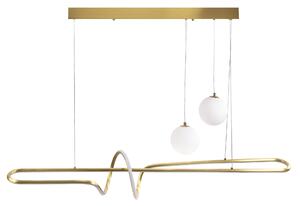 Toolight Toolight, LED stropní osvětlení 120cm, LHJ039-CP, zlatá matná, OSW-60024