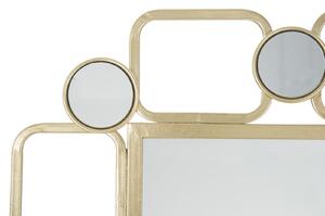 Zlaté nástěnné zrcadlo Mauro Ferretti Glore, 71x2x102 cm