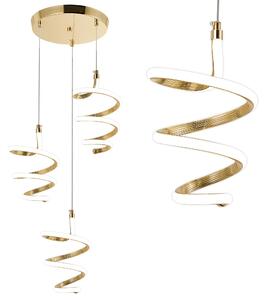 Toolight Toolight, LED závěsné svítidlo 3x20W, 4000K, 4000lm, G075-3CPR, zlatá, OSW-08661