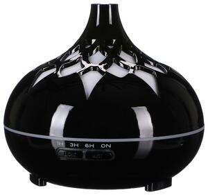 Ultrazvukový Aroma difuzér Orient 500ml černý lesk, LED podsvícení a časovač