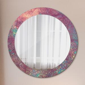 Kulaté dekorační zrcadlo Festival barev