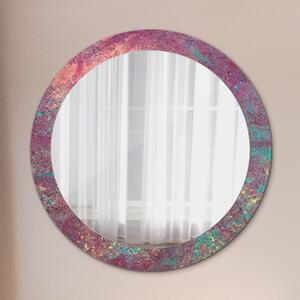 Kulaté dekorativní zrcadlo Festival barev