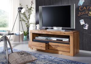 VEVEY TV stolek 115x49 cm, přírodní, dub