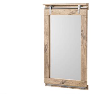 IRON Zrcadlo Mango 65x6x110, bělené, lakované