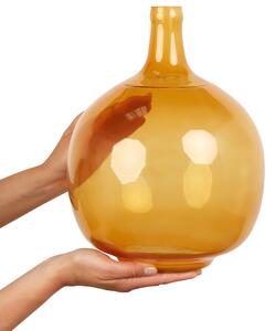 Sklo Dekorativní váza 34 Oranžová GOSHT