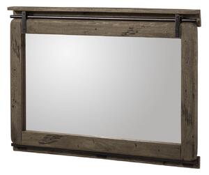 IRON Zrcadlo Mango 114x6x80 šedé, lakované