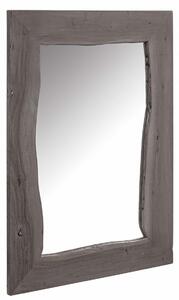 WOODLAND Zrcadlo Akácie 100x3x70 šedá, lak