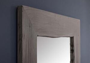 WOODLAND Zrcadlo Akácie 100x3x70 šedá, lak