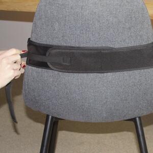 Dooky přenosná textilní židlička Travel Chair Black