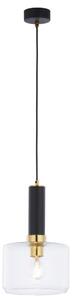 Jupiter 1846 - VA1 - Lustr na lanku VANES 1xE27/60W/230V mosaz/černá