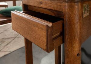 MONTREAL Příruční stolek 30x90 cm, hnědá, palisandr