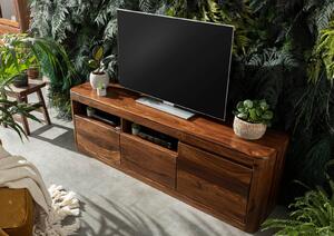 MONTREAL TV stolek 178x58 cm, hnědá, palisandr