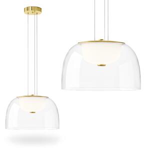 Toolight Toolight, LED závěsné svítidlo 12W, 4000K, 1000lm, APP1690-1PC B, zlatá, OSW-04370