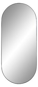 House Nordic Jersey Mirror Oval (Oválné zrcadlo s černým rámem 35x80 cm)