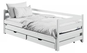 Legno Dětská rozkládací postel Habi bílá Rozměr (cm): 90x200