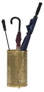 Zlatý kovový stojan na deštníky Mauro Ferretti Gratt 24x43 cm