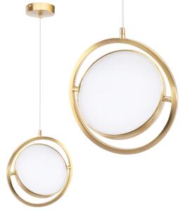 Toolight Toolight, závěsné LED svítidlo 26cm, 4000K, APP1791-CP, zlatá matná, OSW-06068