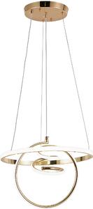 Toolight Toolight, LED závěsné svítidlo 3x20W, 4000K, G066-CP, zlatá lesklá, OSW-08699