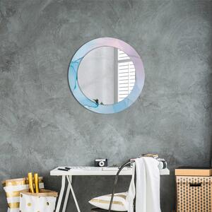 Kulaté zrcadlo rám s potiskem Moderní mramorová textura