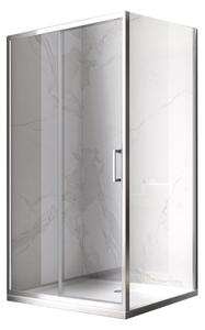 BPS-koupelny Obdélníkový sprchový kout HYD-OK103 90x80 chrom/transparent - bez vaničky