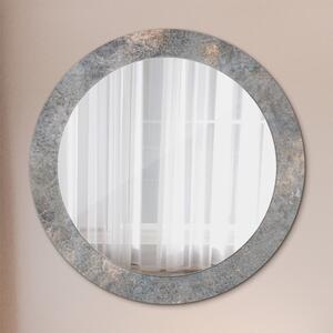 Kulaté zrcadlo s potiskem Vintage beton