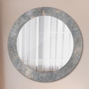 Kulaté zrcadlo s potiskem Vintage beton
