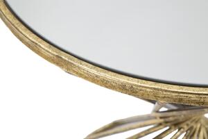 Zlatý odkládací stolek Mauro Ferretti Hypon M 42x50 cm