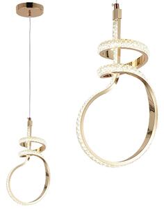 Toolight Toolight, LED závěsné svítidlo, 24W, 4000K, G071-CP, zlatá, OSW-08669