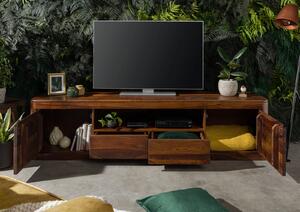 MONTREAL TV stolek 200x45 cm, hnědá, palisandr