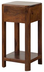 MONTREAL Příruční stolek 30x30x60 cm, hnědá, palisandr