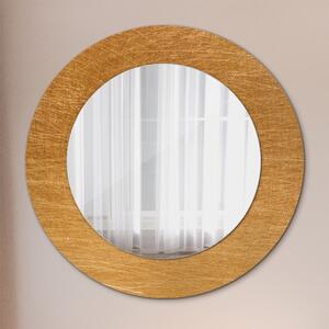Kulaté dekorační zrcadlo Kovový povrch