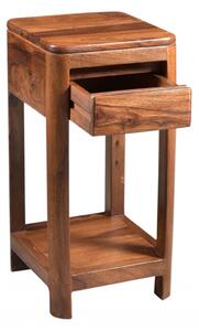 MONTREAL Příruční stolek 30x30x60 cm, hnědá, palisandr
