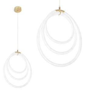 Toolight Designové LED osvětlení Circle G016-CP zlaté