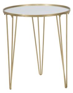Kulatý odkládací stolek Mauro Ferretti Gori 50x58,5 cm, zlatá