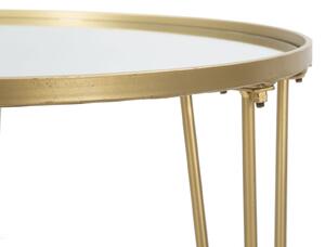 Kulatý odkládací stolek Mauro Ferretti Gori 50x58,5 cm, zlatá
