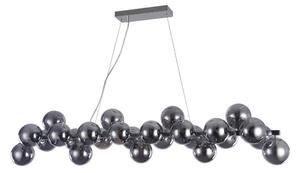 ITALUX PND-5252-A-25-CH+SMK - Lustr na lanku CABELLA 25xG9/28W/230V