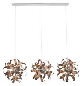 Luxera 64421 - Lustr na lanku RIBBON 3xG9/33W/230V