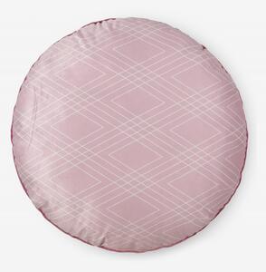 Růžový vzorovaný oboustranný polštář Home Hip Tlingit