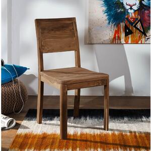 MONTREAL Jídelní židle dřevěná - plné opěradlo, palisandr