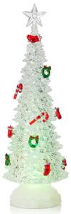 Markslöjd 705014 - LED Vánoční dekorace HAGABERG 20xLED/0,5W/3xAAA stříbrná ML0876
