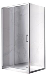BPS-koupelny Obdélníkový sprchový kout ZES KZ104A 100x90 chrom/transparent - bez vaničky