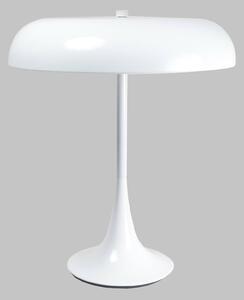 Bíle lakovaná stolní lampa Madison
