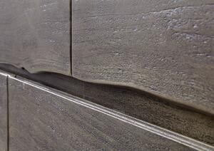 WOODLAND Komoda 191x96 cm, šedá, akácie